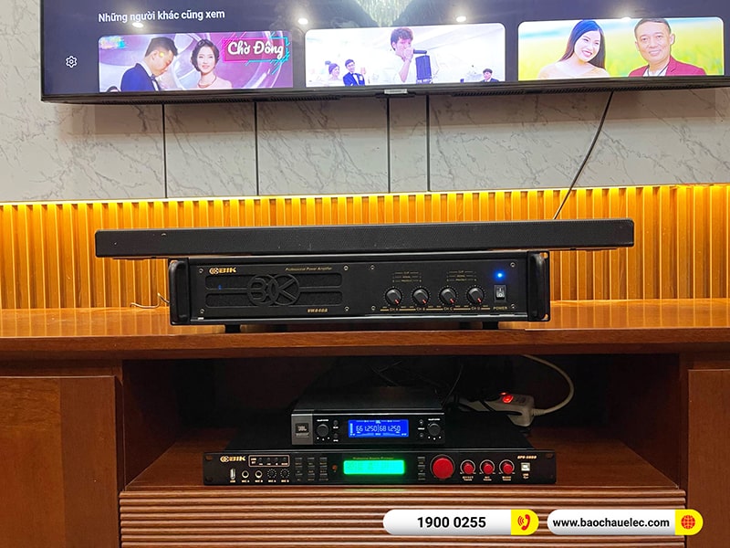 Lắp đặt dàn karaoke trị giá gần 70 triệu cho anh Quang tại Hà Nội