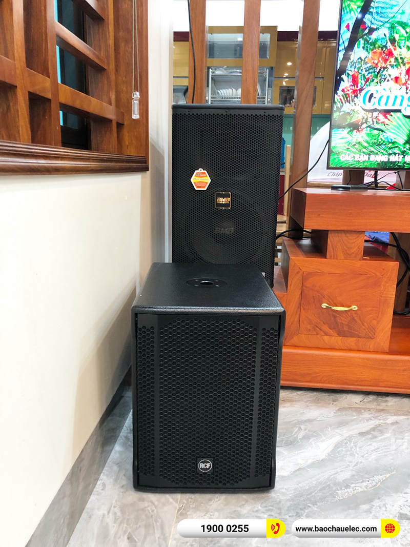 Lắp đặt dàn karaoke trị giá hơn 100 triệu cho chú Quang tại Hà Nội (BMB CSS 1212SE, DAD 950, KSP-50, RCF 702-ASII, WB5000, BKSound M8) 