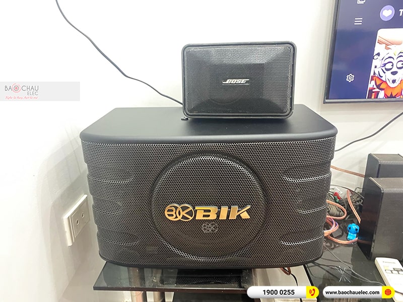 Lắp đặt dàn karaoke trị giá khoảng 15 triệu cho anh Công tại Hà Nội (BIK BJ-S668, BKSound DKA 6500) 