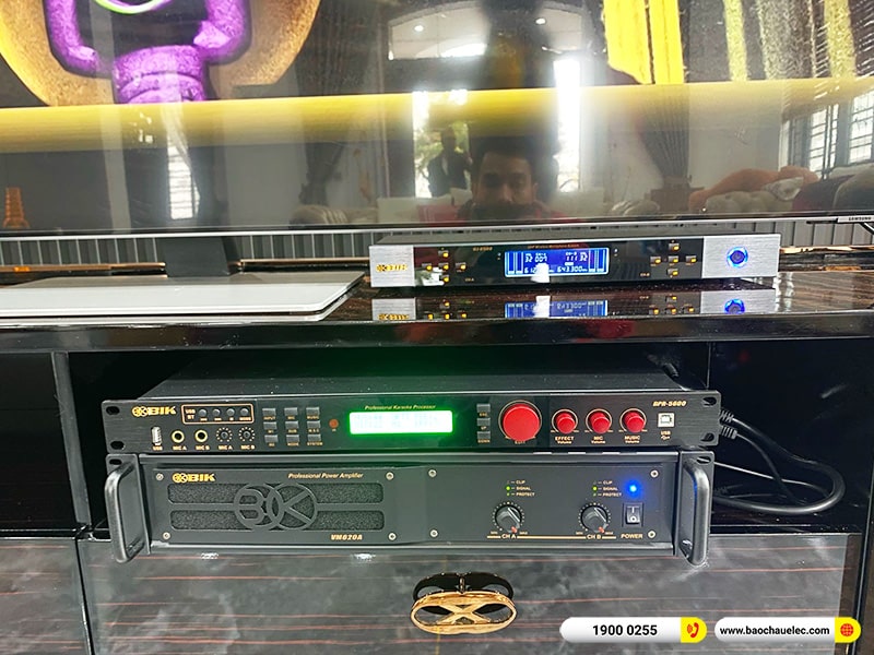 Lắp đặt dàn karaoke trị giá gần 50 triệu cho anh Dũng tại Hà Nội (BIK BSP 412II, VM620A, BPR-5600, SW815, BJ-U500) 