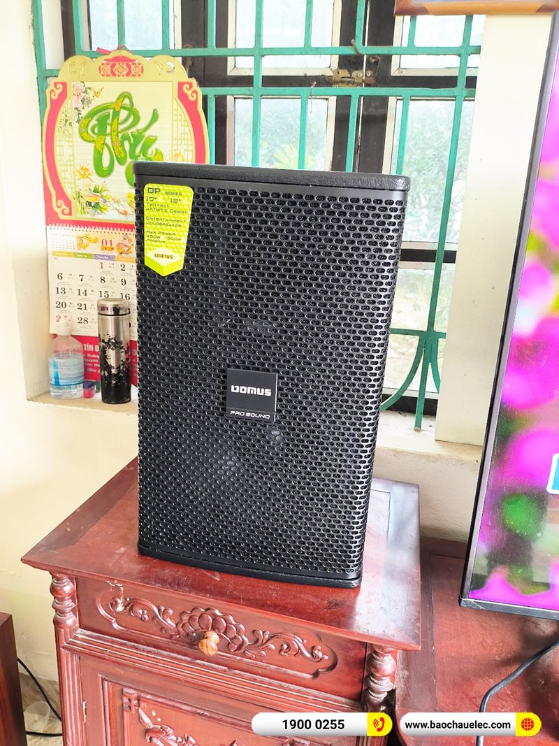 Lắp đặt dàn karaoke trị giá khoảng 30 triệu cho anh Mạnh tại Hà Nội (Domus DP6100 Max, APP MZ46, X5 Plus, SW612C, U900 Plus X) 