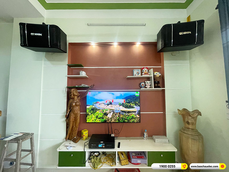 Lắp đặt dàn karaoke trị giá khoảng 20 triệu cho anh Tiền tại Hà Nội (BIK BJ-S968, BKSound DKA 6500) 