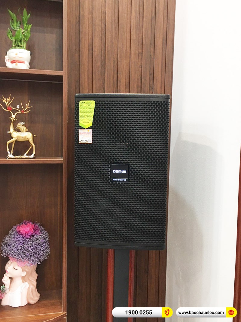 Lắp đặt dàn karaoke trị giá gần 40 triệu cho chú Mùi tại Hà Nội (Domus DP6120 Max, VM620A, X6 Luxury, SW612, BBS W500) 