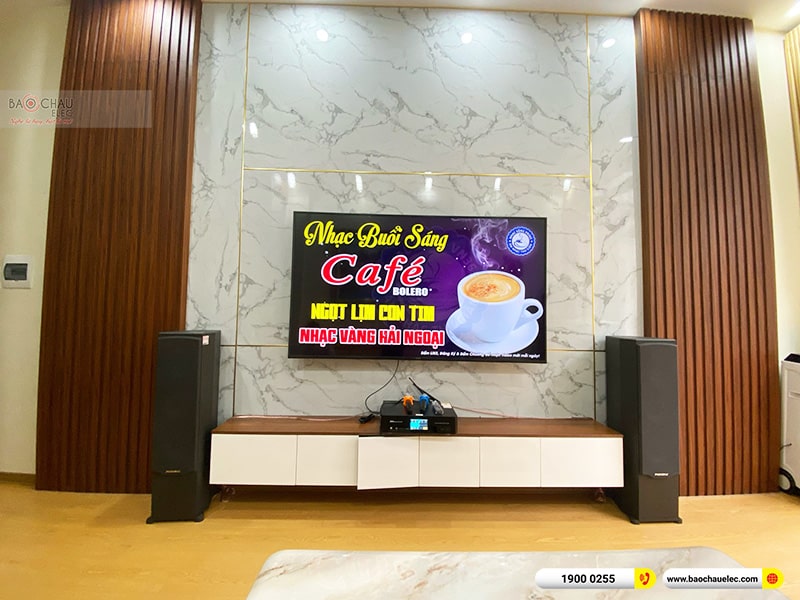 Lắp đặt dàn karaoke trị giá khoảng 15 triệu cho anh Can tại Hà Nội (Paramax F1000 New, BKSound DKA 5500) 