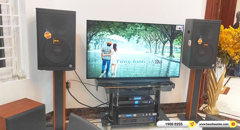 Lắp đặt dàn karaoke trị giá gần 60 triệu cho anh Hiếu tại Hà Nội (BMB CSS 1212SE, VM820A, KX180A, VM300, BKSound M8) 