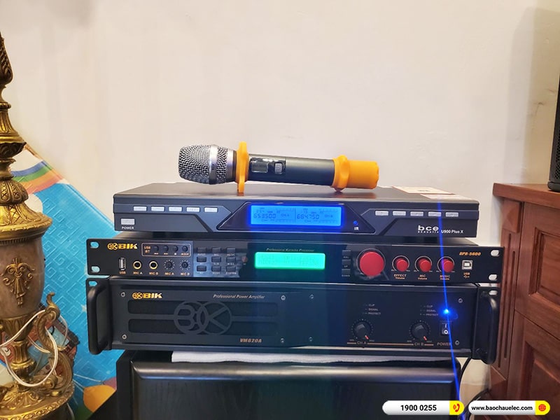 Lắp đặt dàn karaoke trị giá khoảng 40 triệu cho anh Hoàn tại Hà Nội (Denon DN510, VM620A, BPR-5600, SW512, U900 Plus X)