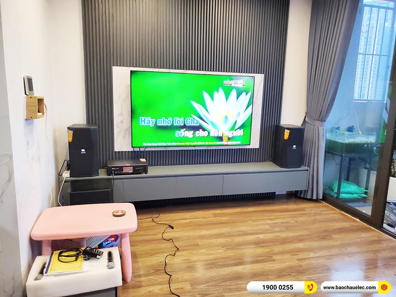 Lắp đặt dàn karaoke JBL gần 38tr cho anh Hùng tại Hà Nội (JBL XS10, BKSound DKA 6500, SW612B) 