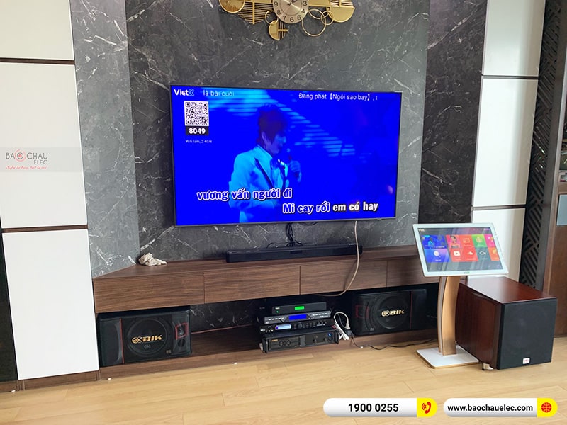 Lắp đặt dàn karaoke trị giá hơn 40 triệu cho anh Lâm tại Hà Nội