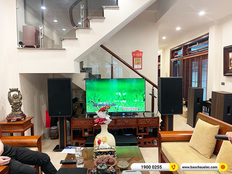 Lắp đặt dàn karaoke RCF gần 204tr cho anh Minh tại Hà Nội (RCF Compact C45, IPS 5.0K, IPS 2.5K, KX180A, S8015LP, JBL VM300,…) 
