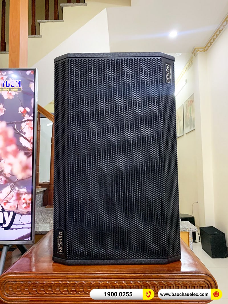 Lắp đặt dàn karaoke trị giá hơn 40 triệu cho anh Thành tại Hà Nội (Denon R-312, BIK VM420A, BKSound X5 Plus, SW312B) 