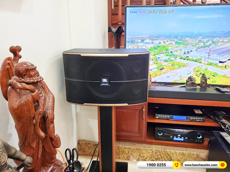 Lắp đặt dàn karaoke trị giá gần 30tr cho bác Chính tại Hà Nội (JBL Pasion 12, JBL RMA-330A, BCE U900 Plus X) 