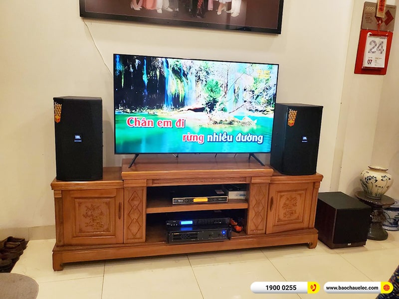 Lắp đặt dàn karaoke trị giá hơn 40 triệu cho chị Hà tại Hà Nội (JBL XS10, VM420A, X5 Plus, JBL A100P, UGX12 Gold) 