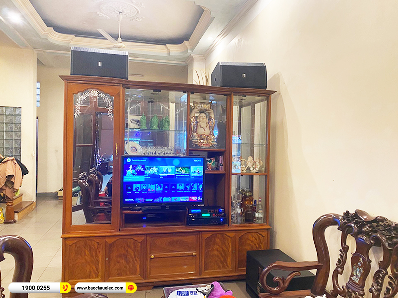 Lắp đặt dàn karaoke trị giá gần 40 triệu cho chú Yên tại Hải Phòng (BIK BSP 412II, VM630A, BPR-5600, BJ-W66 Plus, BJ-U550)