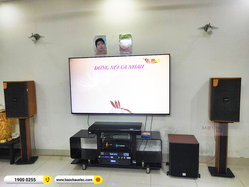 Lắp đặt dàn karaoke gia đình anh Dũng tại Hà Nội