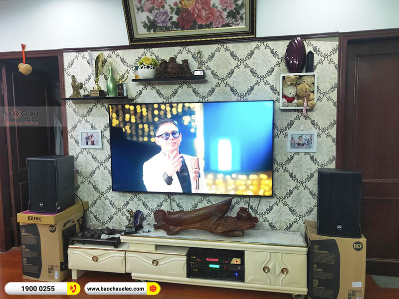 Lắp đặt dàn karaoke gia đình anh Tùng tại Hà Nội