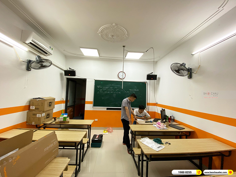 Lắp đặt hệ thống âm thanh phòng học cho anh Bình tại Hà Nội