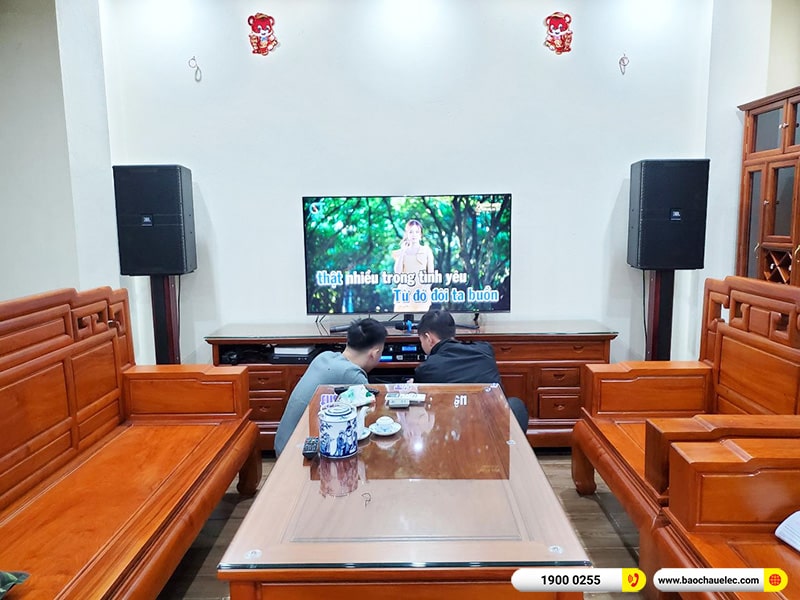 Lắp đặt dàn karaoke trị giá hơn 80 triệu cho anh Long tại Hà Nội (JBL KP4012 G2, Crown Xli2500, KX180A, JBL A120P, JBL VM200) 