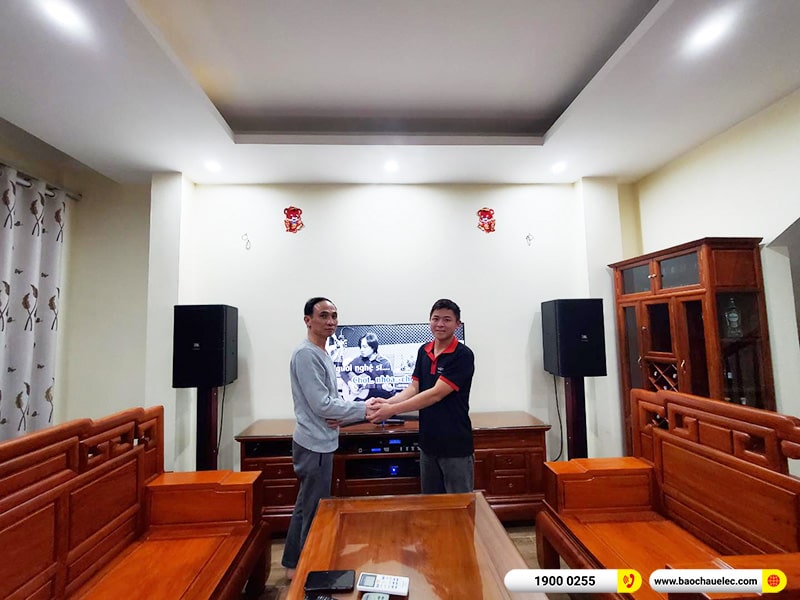 Lắp đặt dàn karaoke trị giá hơn 80 triệu cho anh Long tại Hà Nội (JBL KP4012 G2, Crown Xli2500, KX180A, JBL A120P, JBL VM200) 