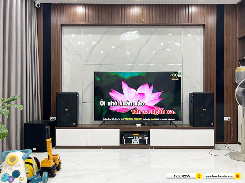 Lắp đặt dàn karaoke trị giá hơn 50 triệu cho anh Việt tại Hà Nội (BMB 1212SE, Lenovo KX850, X6 Luxury, SW612B, UGX12 Plus) 