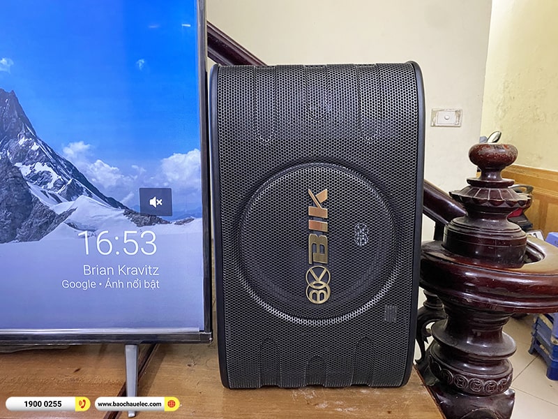 Lắp đặt dàn karaoke trị giá hơn 20 triệu cho chị Cương tại Hà Nội (BIK BJ-S668, BIK VM420A, X5 Plus, U900 Plus X) 