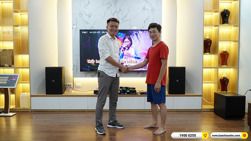Lắp đặt dàn karaoke trị giá hơn 100 triệu cho anh Đức tại Hà Nội