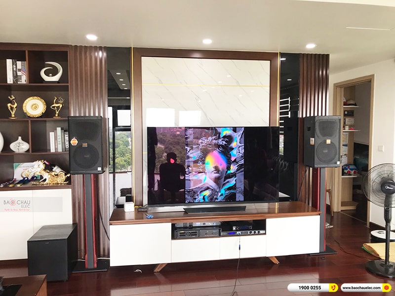 Lắp đặt dàn karaoke trị giá gần 60 triệu cho chị Lương tại Hà Nội