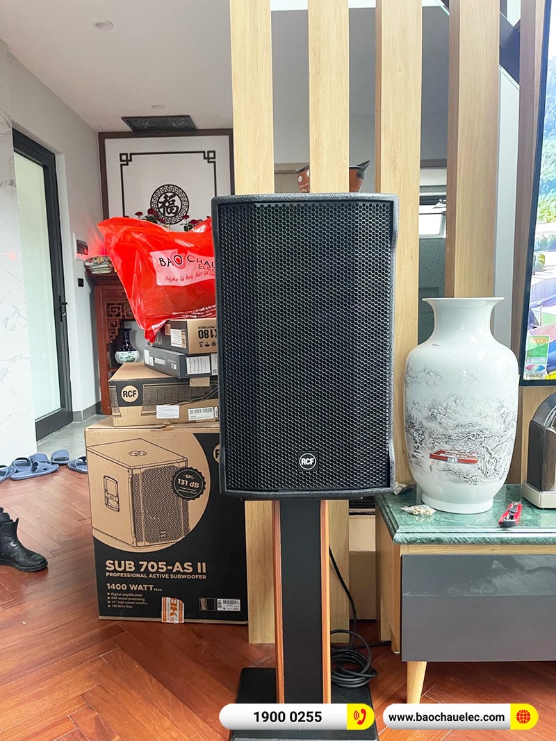 Lắp đặt dàn karaoke trị giá hơn 130 triệu cho anh Hiệp tại Hà Nội (RCF CMAX 4110, RCF IPS3700, KX180A, RCF 705AS II, JBL VM200) 