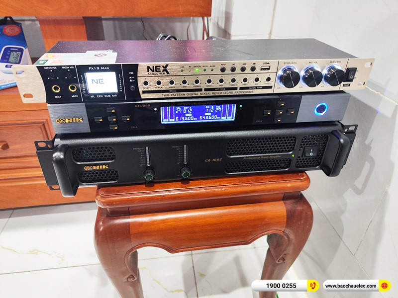 Lắp đặt dàn karaoke Denon hơn 28tr cho anh Hưng tại Hà Nội (Denon DP-R310, CA-J602, FX13 Max, BJ-U500) 