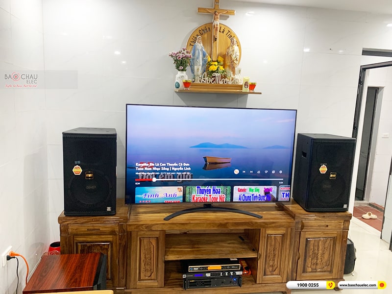 Lắp đặt dàn karaoke trị giá hơn 50 triệu cho chị Thu tại Hà Nội (BMB CSS 1212SE, VM620A, KX180A, SW612B, UGX12 Gold) 