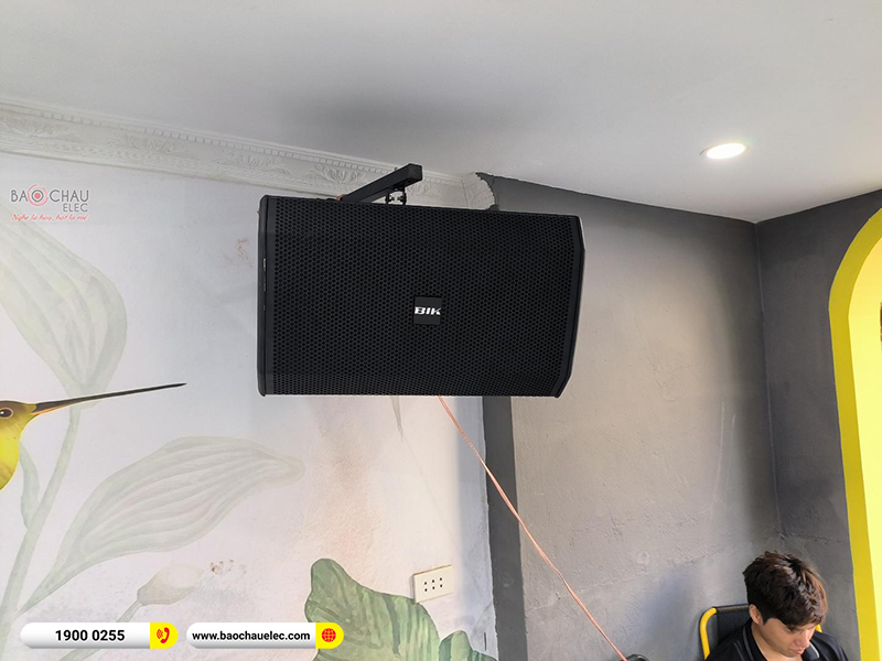 Lắp đặt hệ thống âm thanh cho Tiệm trà chanh của anh Tuấn tại Hà Nội 