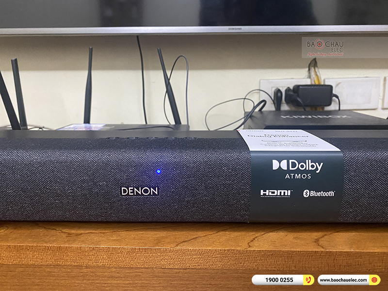 Lắp đặt bộ loa soundbar Denon DHT-S217 cho gia đình anh Nam tại Hà Nội