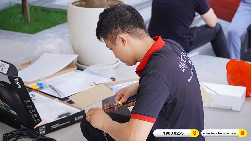 Lắp đặt dàn Line Array trị giá hơn 80 triệu cho Trường TH Times School tại Hà Nội (Temeisheng LT-15, Yamaha MG12XU, UGX12, BKSound M8) 