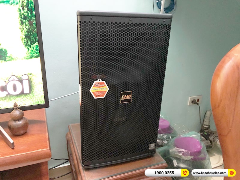 Lắp đặt dàn karaoke BMB hơn 46tr cho anh Dương tại Hà Nội (BMB 1210SE, BPA-4200, KX180A, SW512C, UGX12 Plus) 