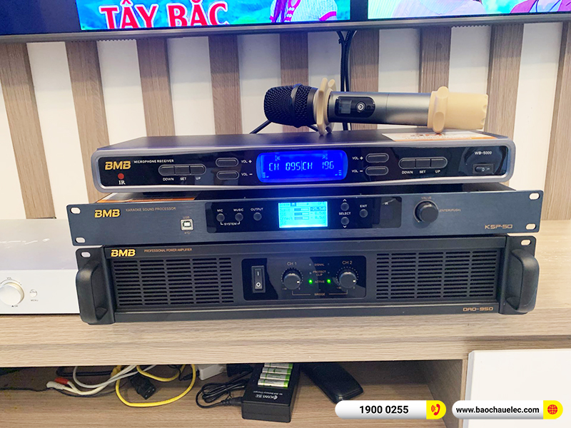Lắp đặt dàn karaoke BMB hơn 80tr cho anh Lượng tại Hà Nội (BMB 900SE, BMB DAD 950, KSP-50, SB-1000, WB-5000) 