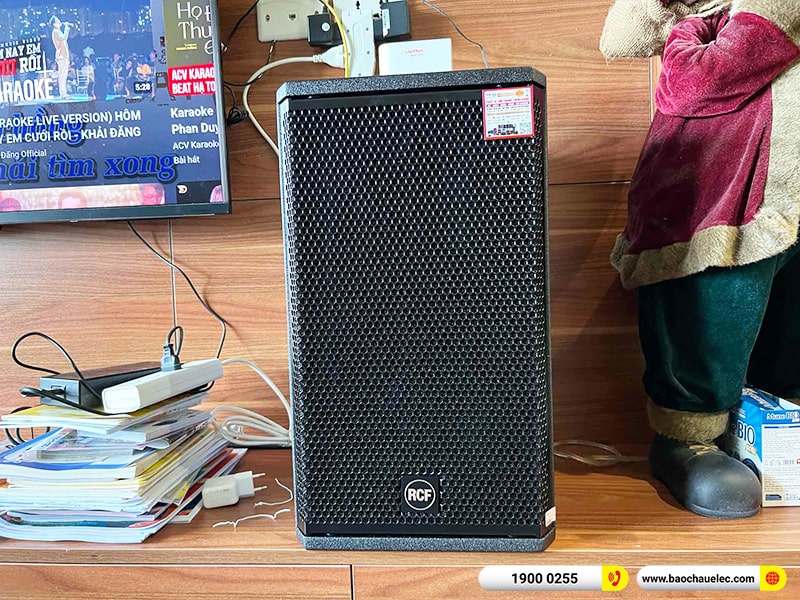 Lắp đặt dàn karaoke RCF 50tr cho anh Phương tại Hà Nội (RCF X-MAX 10, BPA-4200, KX180A, BJ-W25A, UGX12 Plus)