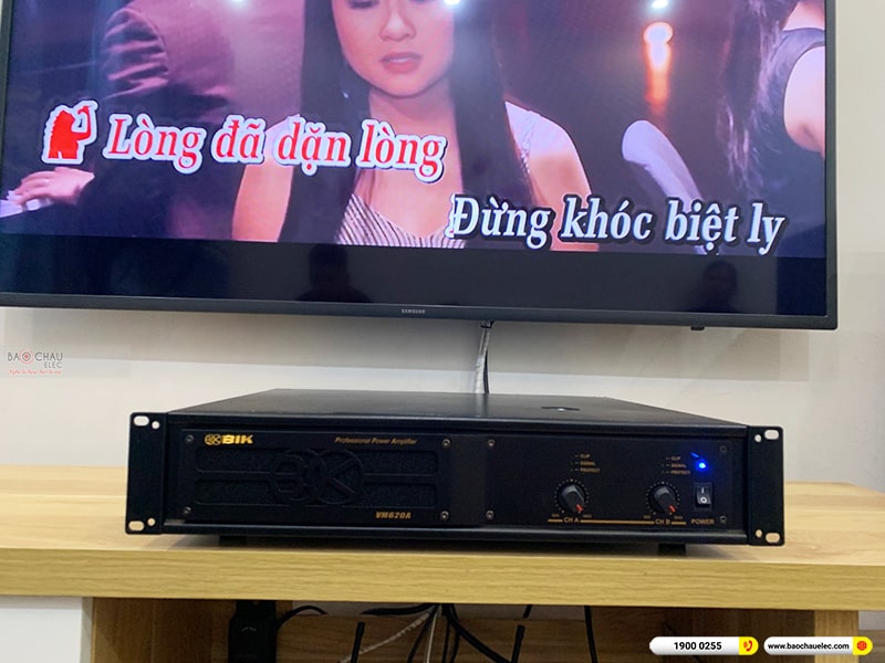 Lắp đặt dàn karaoke trị giá hơn 30 triệu cho anh Tuấn tại Hưng Yên (JBL KI512, VM620A, BKSound X5 Plus, BIK BJ-U100) 