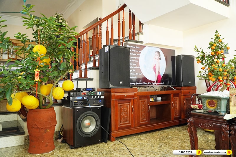 Lắp đặt dàn karaoke trị giá gần 70 triệu cho chú Thi tại Hà Nội (RCF EMAX 3112 MK2, VM820A, KX180A, SW612C, JBL VM200)