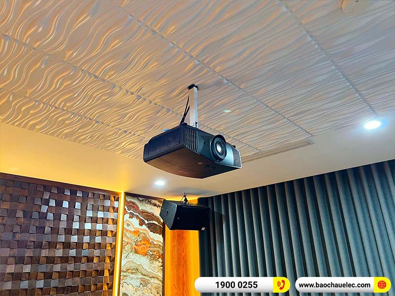 Lắp đặt phòng karaoke, nghe nhạc, xem phim hơn 340tr cho chú Nghiệp tại Hà Nội (CMAX 4112, IPS 2.5K, VM420A, FP14000, K9900II Luxury,…) 