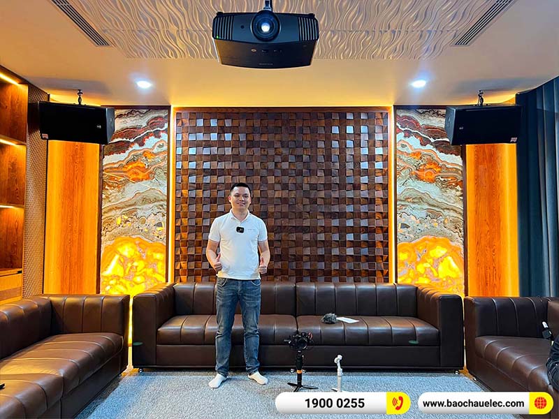 Lắp đặt phòng karaoke, nghe nhạc, xem phim hơn 340tr cho chú Nghiệp tại Hà Nội (CMAX 4112, IPS 2.5K, VM420A, FP14000, K9900II Luxury,…) 
