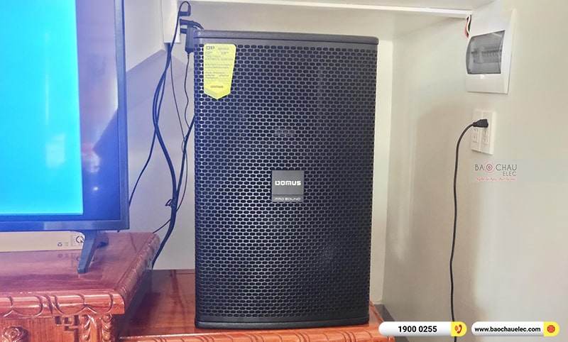 Lắp đặt dàn karaoke trị giá gần 40 triệu cho anh Tùng tại Hà Nội (Domus DP6120 Max, VM620A, KX180A, SW512-C, U900 Plus X)