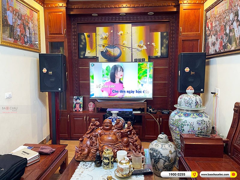 Lắp đặt dàn karaoke trị giá khoảng 55 triệu cho anh Tưởng tại Hà Nội 