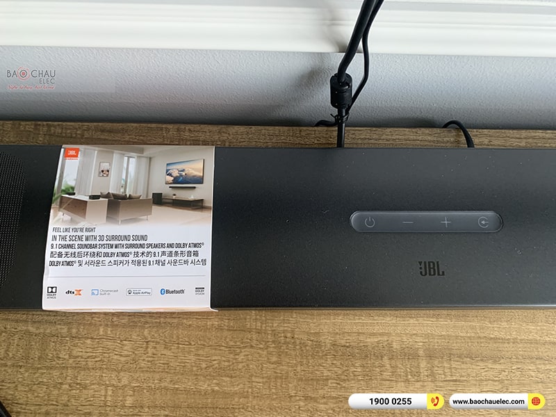 Lắp đặt bộ loa soundbar Bose Smart Soundbar 900 cho gia đình anh Ninh tại Hà Nội