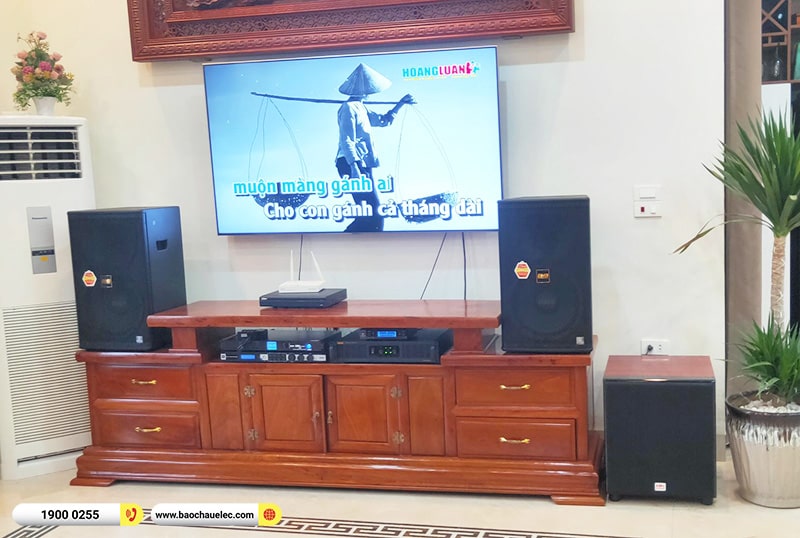Lắp đặt dàn karaoke trị giá hơn 70 triệu cho anh Công tại Hà Nội