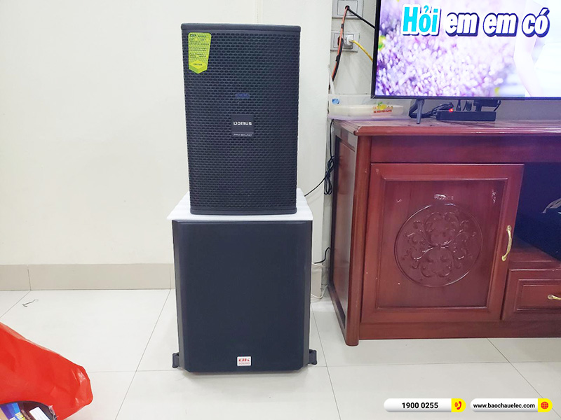 Lắp đặt dàn karaoke trị giá gần 40 triệu cho anh Hoàng tại Hà Nội (Domus DP6100 Max, BJ-S886II, BKSound DP4500, SW612B, BBS W500) 