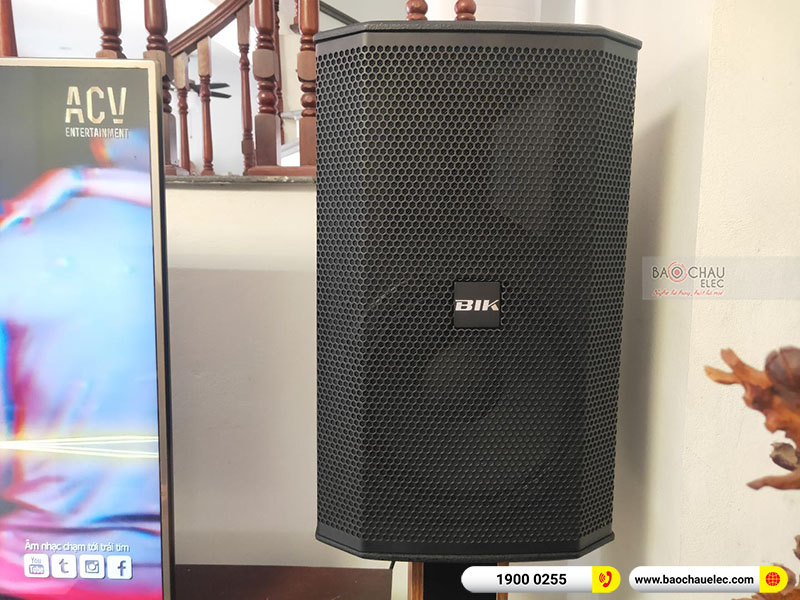 Loa sub BIK BJ- W66 Plus sở hữu thiết kế khỏe khoắn và hiện đại, khả năng trình diễn tuyệt vời, tái tạo âm trầm mạnh mẽ, chắc chắn. Hình ảnh bộ dàn được lắp đặt và bàn giao cho gia đình: