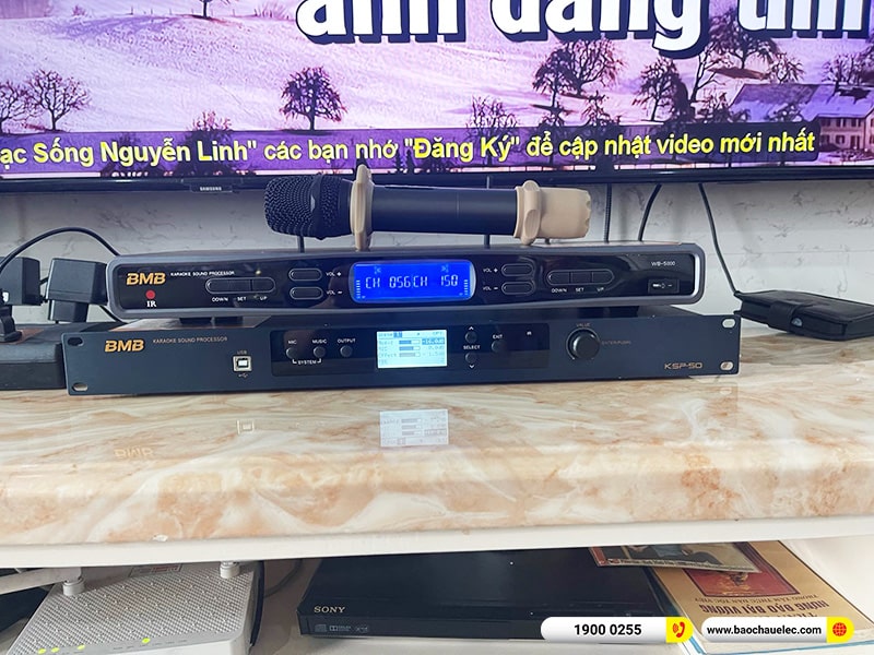 Lắp đặt dàn karaoke, loa Bose di động trị giá hơn 60 triệu cho chú Thụy tại Hà Nội (Bose L1 Pro8, KSP50,BMB WB5000) 