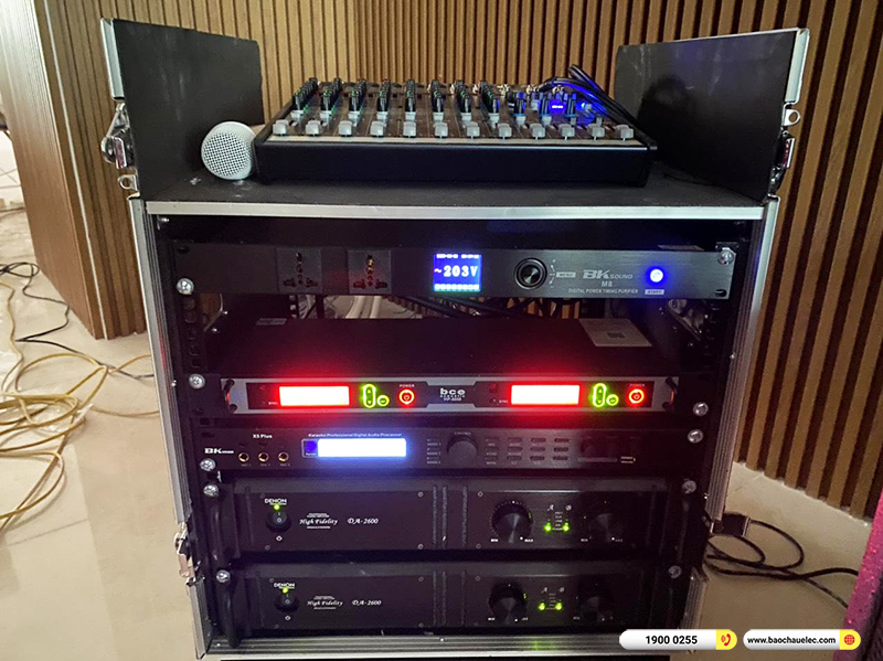 Lắp đặt dàn âm thanh văn phòng cho khách hàng tại Hà Nội (Denon DN712, Denon DA2600, X5 Plus, Live1202, VIP6000,…) 