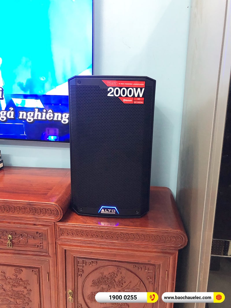 Lắp đặt dàn karaoke trị giá hơn 30 triệu cho anh Hưng tại Hà Nội (Alto TS410, BKSound DSP-9000 Plus, TX212S, U900 Plus X) 