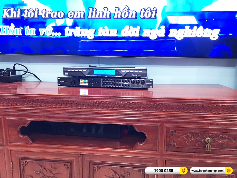 Lắp đặt dàn karaoke trị giá hơn 30 triệu cho anh Hưng tại Hà Nội (Alto TS410, BKSound DSP-9000 Plus, TX212S, U900 Plus X) 