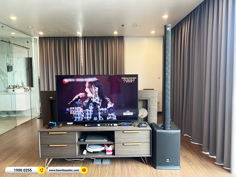 Lắp đặt dàn karaoke di động JBL 51tr cho anh Tài tại Hà Nội (JBL PRX One, JBL KX180A, JBL VM300)